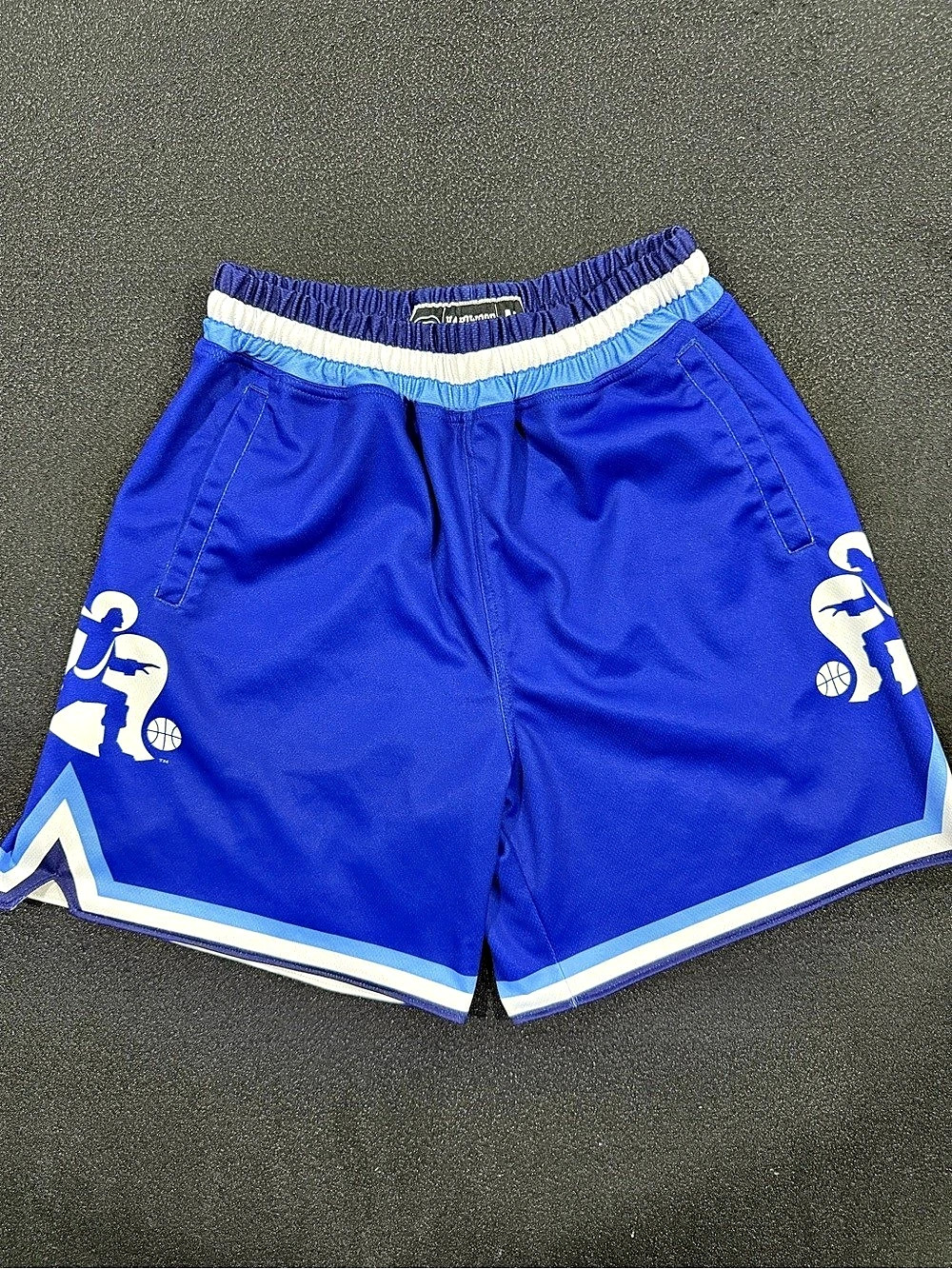Hardwood History Color Block Athletic Shorts Size Medium Like New